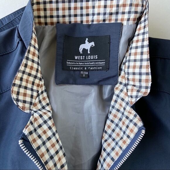 West Louis Business-Man Casual Zip Front Jacket S - Picture 6 of 6